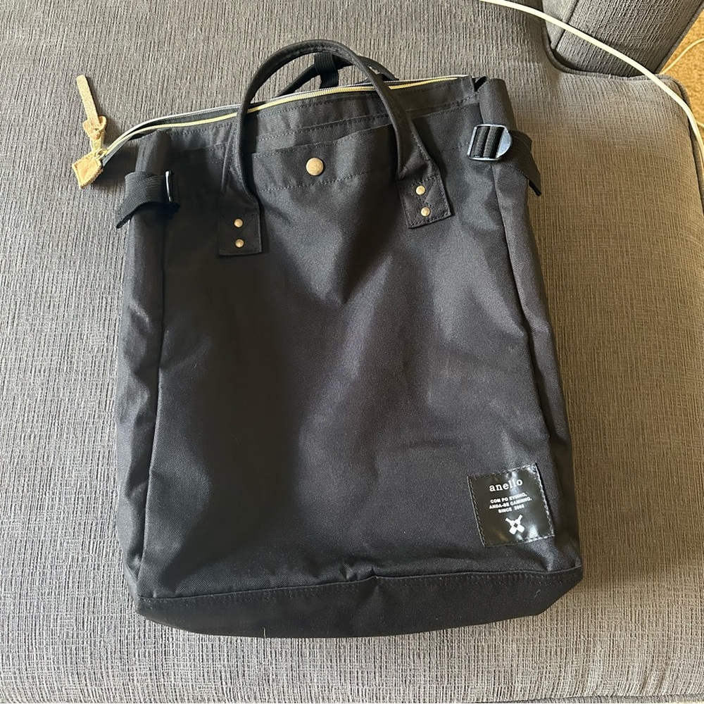 Black backpack Anello